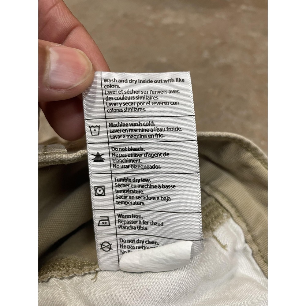 Carhartt Rugged Flex Canvas Work Pants Mens 34x34 Khaki‎ Tan Relaxed Fit 102291 - Picture 10 of 16